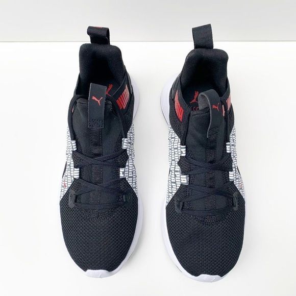 Puma Soft Foam Optimal Comfort Black Sneaker Shoes Size Youth 5.5 / Woman’s 7 - Picture 2 of 14